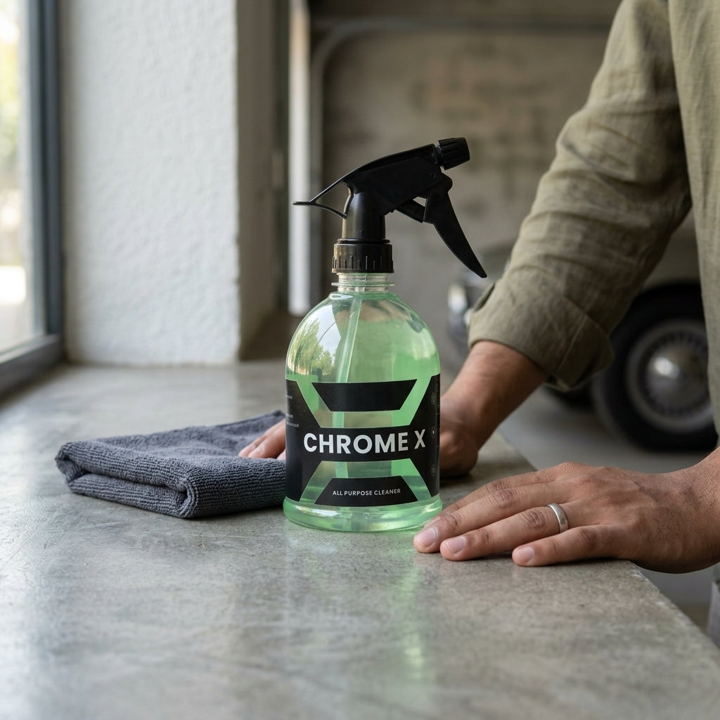 Chrome X - 500ML + Microfiber Cloth